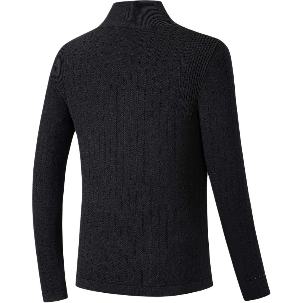Anta Champion Travel Series Solid Color Breathable Soft Versatile Long Sleeve Knit Top Women tops 162540404-3