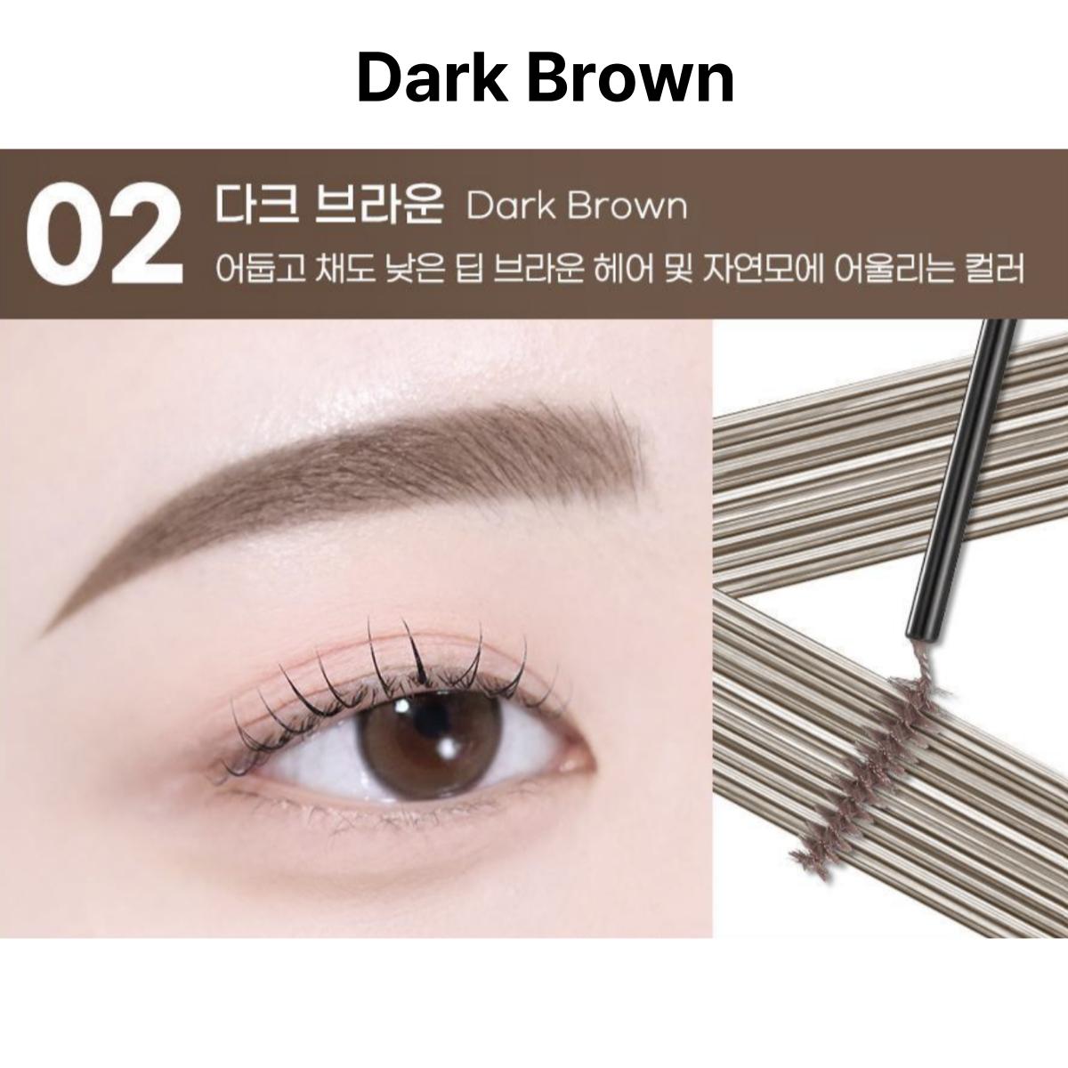 

[Peripera] Быстрая тушь для бровей Скинни 02 Dark Brown