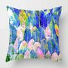 Nordic Fall Home Decor Autumn Throw Pillow Case Sofa Cushion Cover Modernplant Green Leaf
