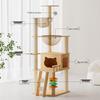 All-in-One Cat Tree Condo with Double Space Capsule