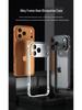 Apple 17 Pro Max Metal Frame Phone Case with Hippocampus Buckle Heat Dissipation for Lens 15 Protection.