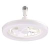 Smart Silent Ceiling Fan E27 Converter Base Aroma Ceiling Fan LED Light Fan with Remote Control and Lighting for Bedroom Kitchen