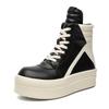 High-top Board Shoes Men's and Women's American Triangle High Street Niche New Muffin Height-increasing Couple Shoes 98799-J