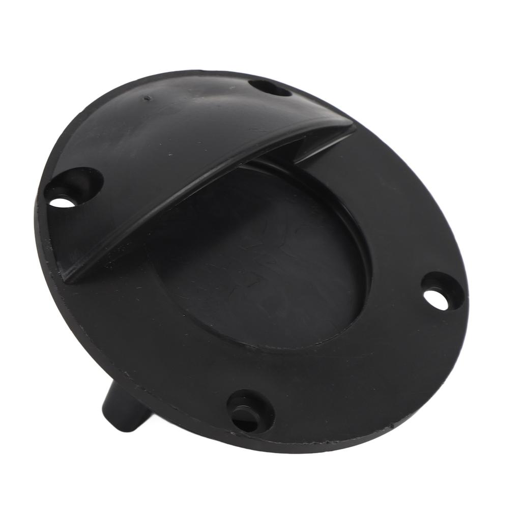 Boat Deck Drain High Toughness ABS Easy To Unscrew Deck Floor Drain Scupper for Yachts Speedboat Kayaks Black