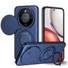 Sliding Camera Lens Protection Armor Case For Honor X9a X9b X9c X9d Magic 5 6 7 8 Lite X50 X60 Pro X70 5G Metal Ring Stand Cover