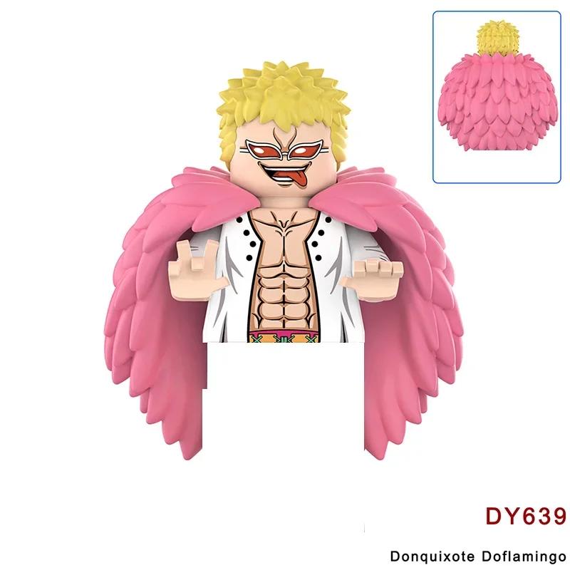 Siste versjon Byggeklosser Japan Anime Klosser Dukker Mini Action Leketøysfigurer Monteringsklosser Barnegaver