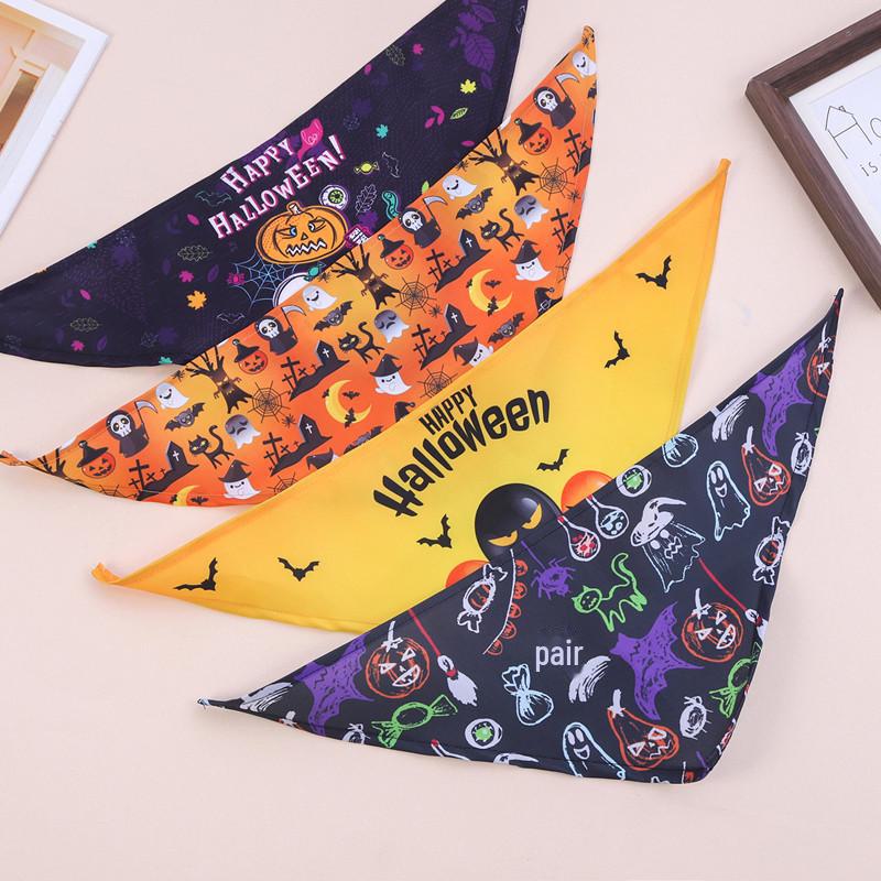 International Halloween Pumpkin Dog Bandana Scarf
