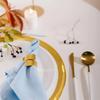 Gilded Napkin Ring Gold/Silver Wedding Towel Rings Durable Napkin Holder  Restaurant
