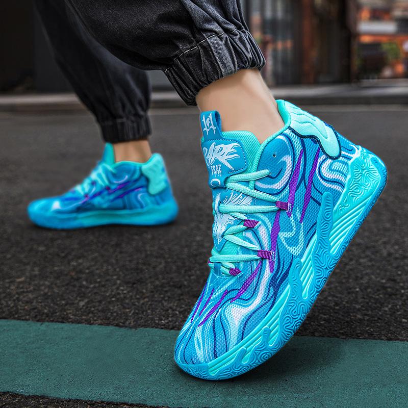 Pantofi de Baschet pentru Bărbați de Înaltă Calitate cu Amortizare pe Teren, Brand de Antrenament, Ghete de Baschet de Stradă pentru Femei, Adidași de Tenis Atletici Unisex