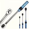 Digital Torque Wrench 1/4 3/8 1/2 Drive Ratchet Spanner 5-25N.m Precision Mechanical Bicycle Tool