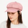 Korean Style Suede Octagonal Hat Keep Warm Painter Cap Retro Newsboy Cap  Autumn/Winter