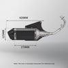 Modified Exhaust Tailpipe for 3V Spring 150 Motorcycles (2014-2020)