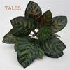 1Pc Artificial Plant Tropical Peacock Leaves for DIY Floral Arrangement Decor Decoration