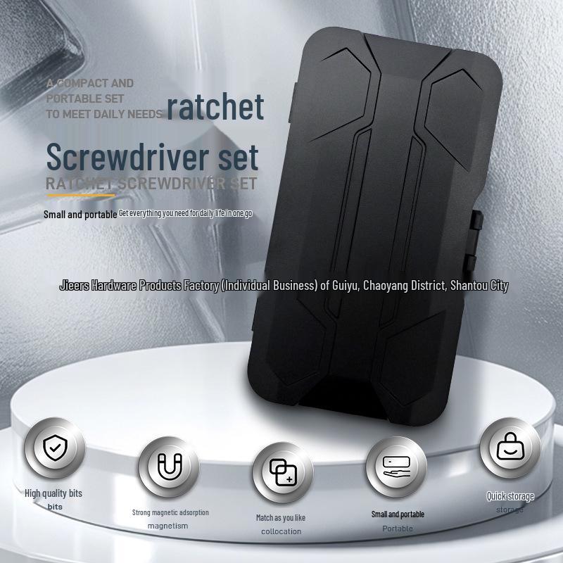 42-in-1 Precision Multi-Functional Ratchet Screwdriver Set with S2 High Hardness Bits