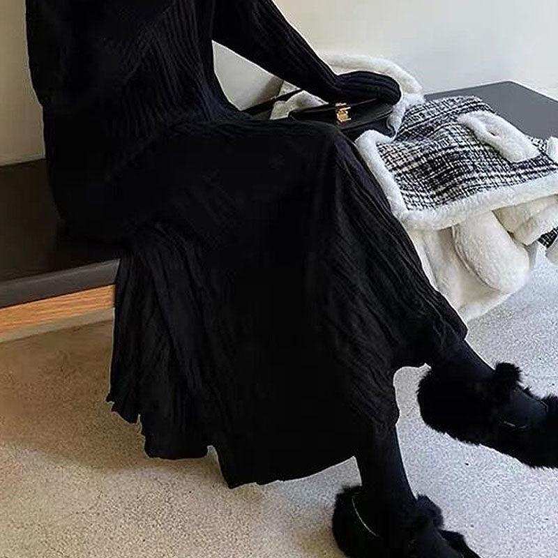 

Юбка-трапеция из оленьей кожи золотого бархата больших размеров для женщин One size (80-140 jin)