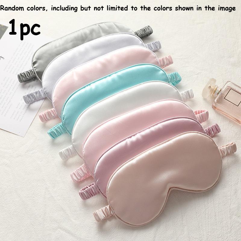 Luxurious Silk-Feel Sleep Set - Ultra-Soft Eye Mask, for Travel or Home - Cozy, Versatile Accessories