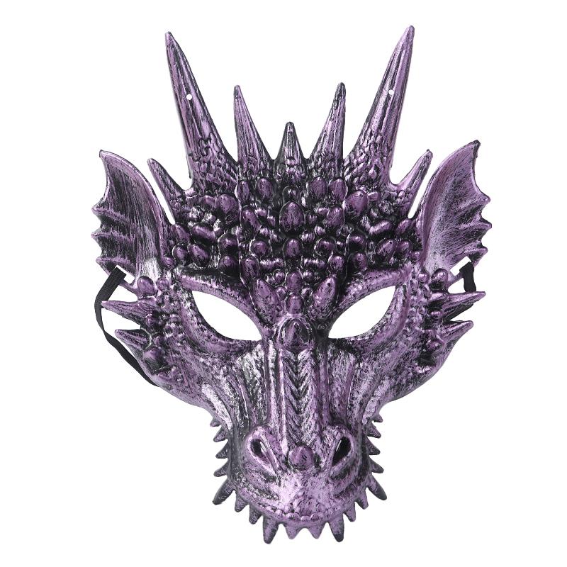 Halloween Außenhandel Horror Drachenmaske Tanz Wird Auf Der Video Performance Karnevalsparty 3D Stereoskopische Maske
