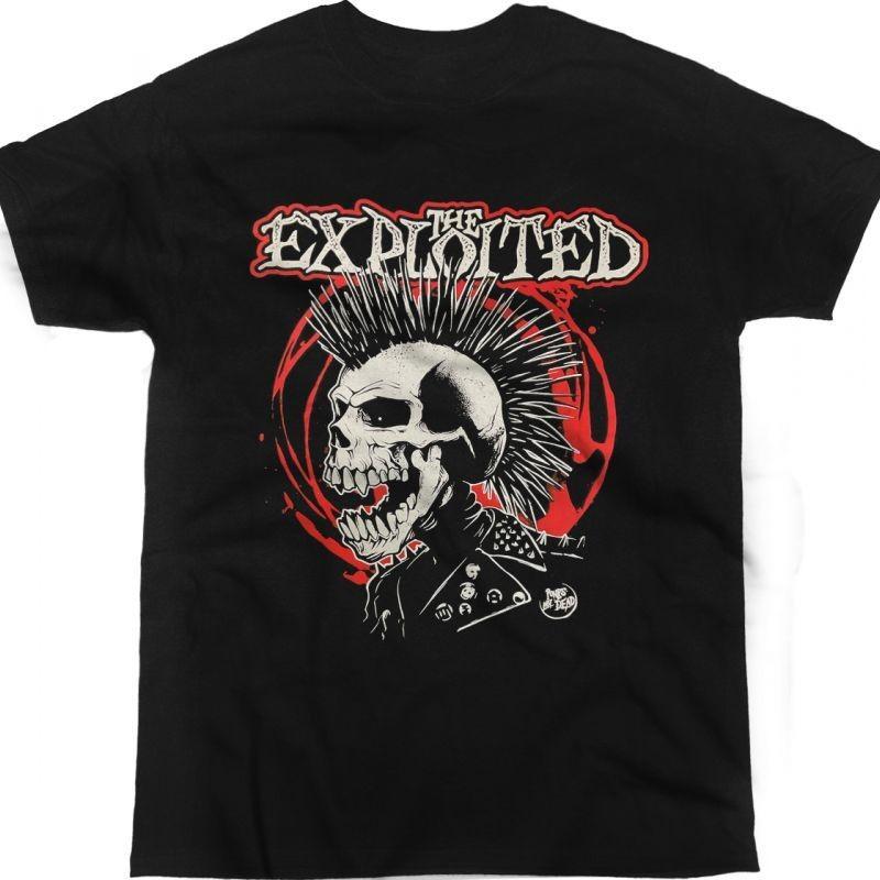 The Exploited 40 Years Of Chaos Black T-Shirt S разноцветный