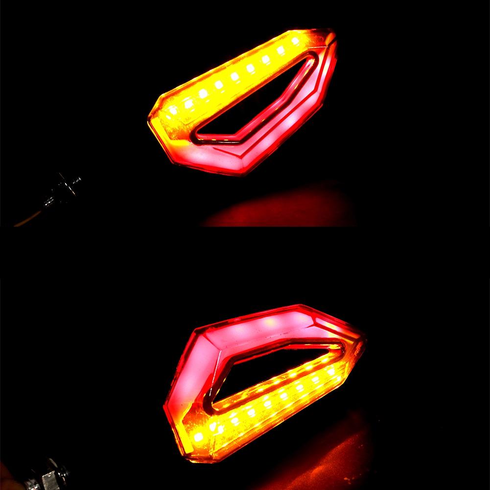 2Pcs Motorcycle Led Turn Signal Lights Turning Indicators Lamp Fit for Honda
