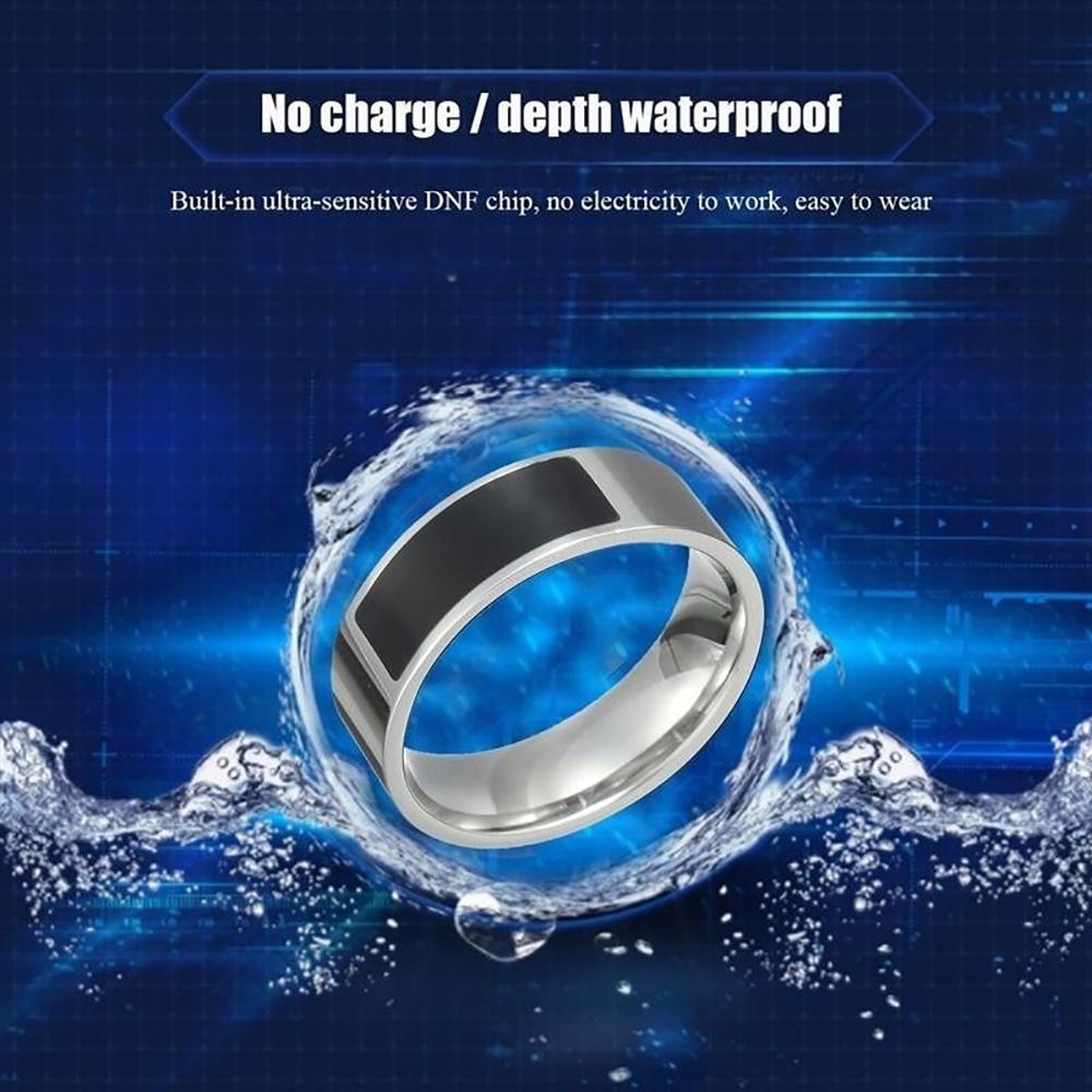 Smarte ringer NFC Multifunksjonell Vanntett Intelligent ring Smart tilbehør til finger Digitale ringer