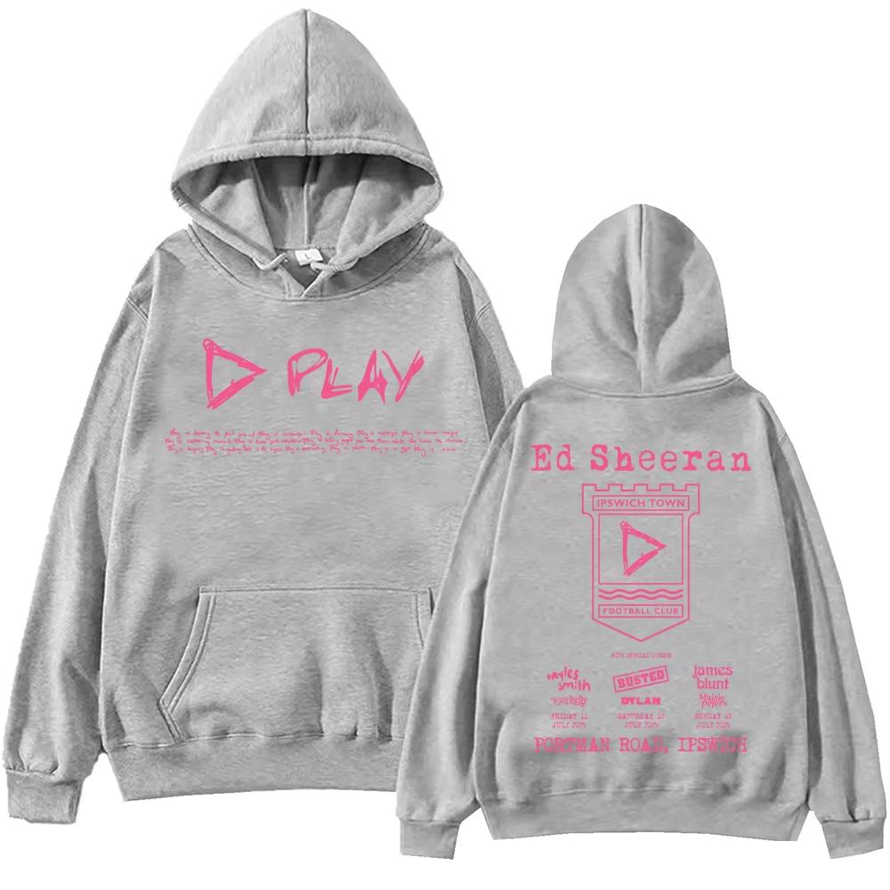 

Ed Sheeran Play Men and Women Hoodies Harajuku Hip Hop Male Fashion Pullover Tops Sweatshirt Gift 3XL