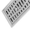 Stainless Steel Floor Drain Silver Tile Insert Drain Modern Floor Waste Grate  Kitchen