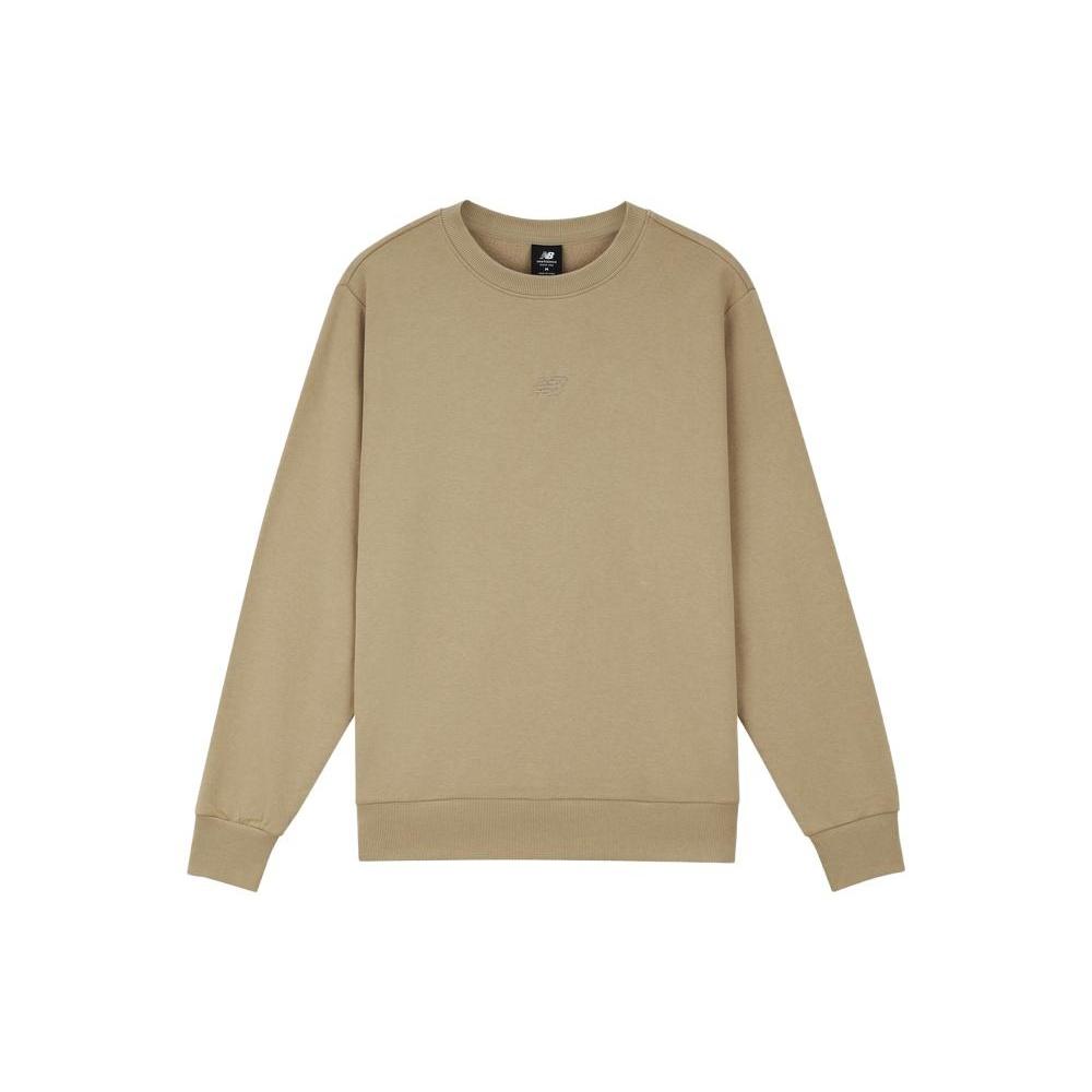 New Balance Pullover Sweatshirt Asia Sizing Brown Men s AMT33334-INC L