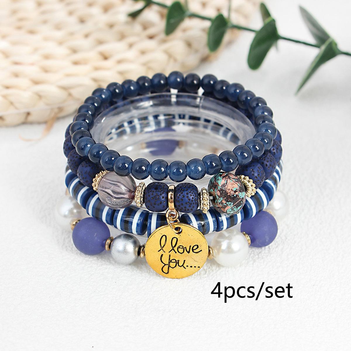 

JYL TS Bracelet Couple Stainless Steel Style Combines Durability And Love Mo Lan оранжево-красный