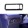 Side Console Headlight Switch Panel Cover Trim Accessories for Ford Maverick/Mustang/Mustang Mach-E/Bronco Sport/Escape(Carbon Fiber Style)