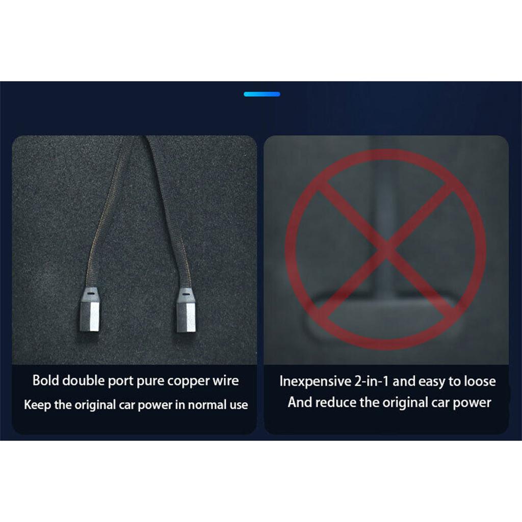 27W Quick Charger USB HUB Fit for Y Shunt HUB Intelligent Docking Station Car Adapter Powered Splitter Extension