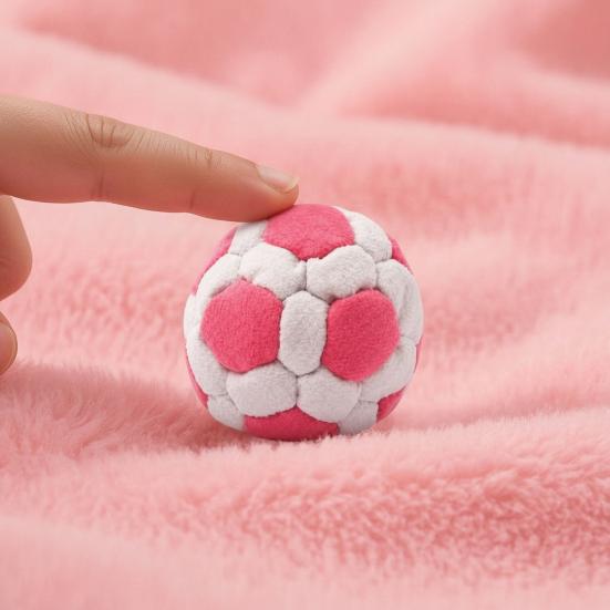 Soccer Sandbags, Soft Plush Football Sack with Spiral Fill, Portable Stress Relief Toy for Kids Adults for Outdoor Fun Foot Coordination Training