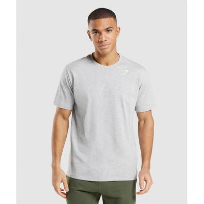 Wappen T-Shirt Hellgrau meliert A1a3j Gbfg