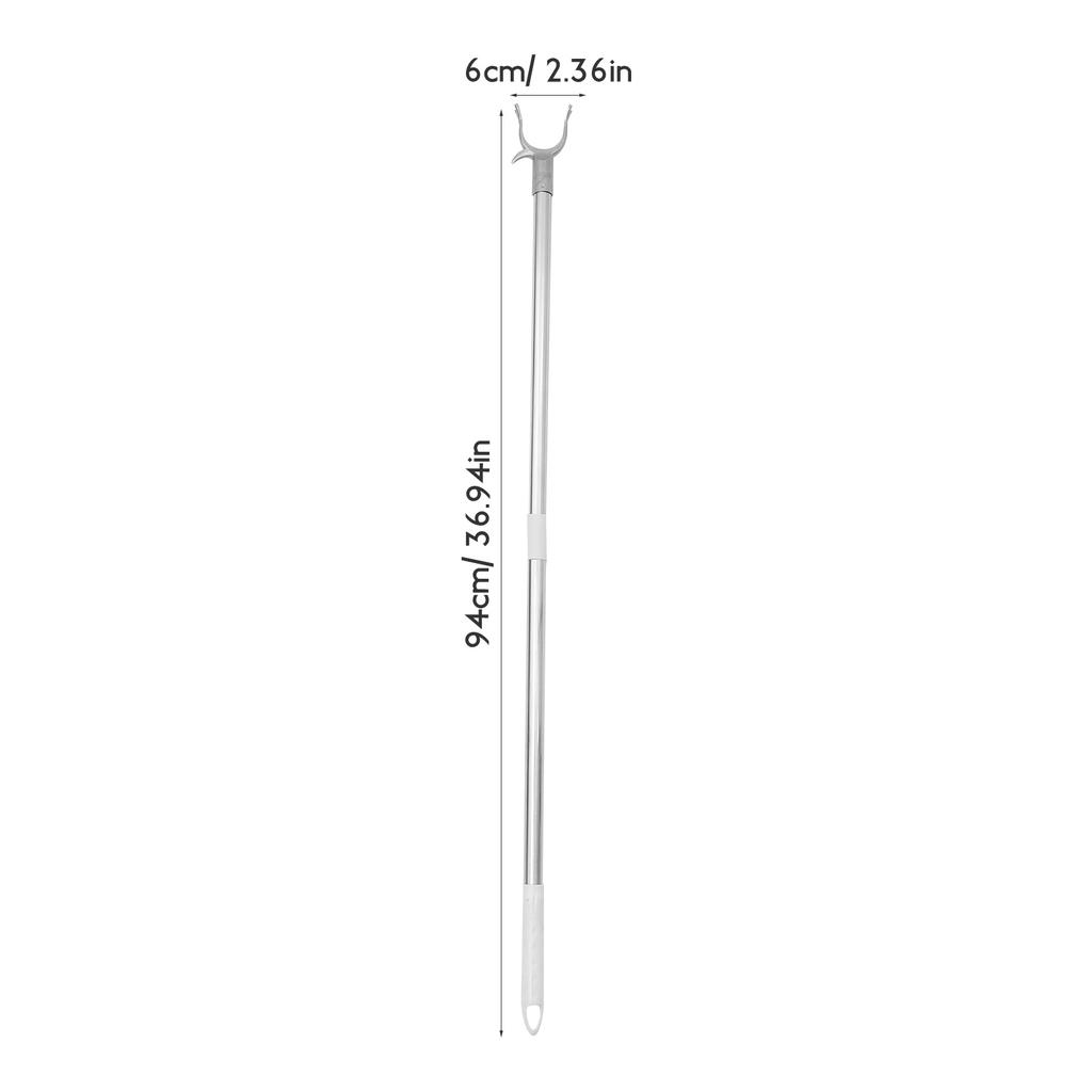Clothes Rail Closet Pole Telescopic Reach Stick Curtain Net Spring MultiPurpose Loaded Extendable Tension Clothes Pole Home Tool