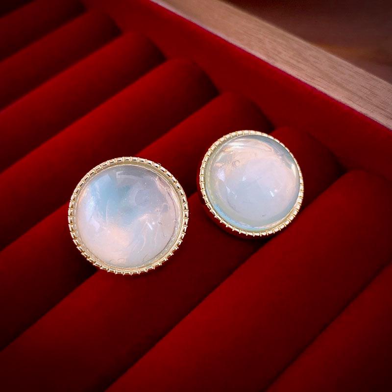 

Свежие серьги-гвоздики из смолы конфетных цветов в простом геометрическом дизайне для женщин