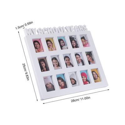 Photo Frame for School Years Growth Photos Tabletop Picture Frame Preserves Childhood Memories Home Office Decor Gift