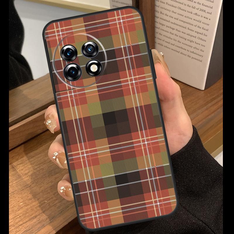 Clan Stewart Dress Tartan Plaid Case For OnePlus Nord 5 CE 2 3 4 Lite N20 N30 OnePlus 15 R 13R 12R 10T 13T 10 11 12 13 Cover