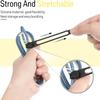 6-120PCS Reusable Cable Ties Flexible Cord Organizer Straps for Home Office Travel and Electronic Device Wire Management