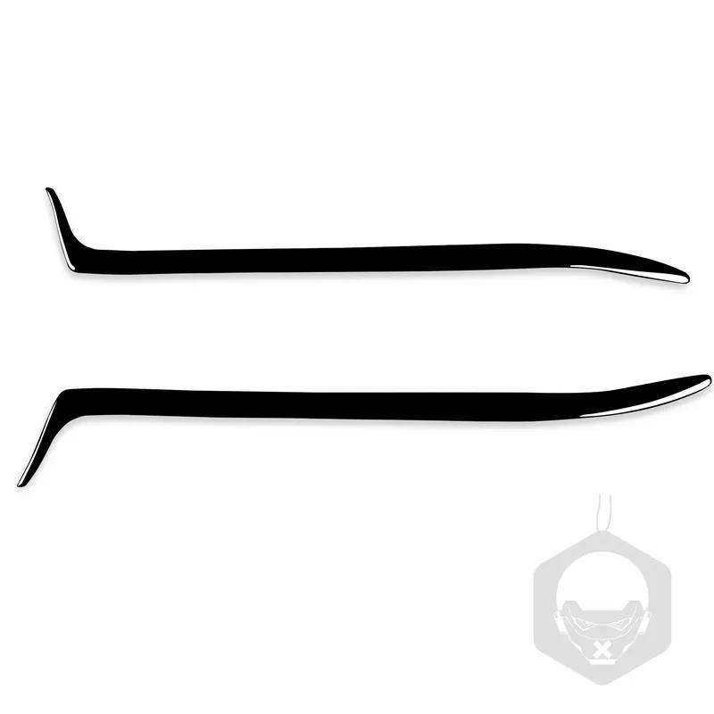 For BMW E36 1992 1993 1994 1995 1996 1997 1998 Accessories Car Black Plastic Lamp Eyebrow Trim Sticker Decoration