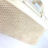 CHANEL CC CC Mark logo Tote Bag Shoulder Bag Hand Bag Leather/Canvas Beige/White