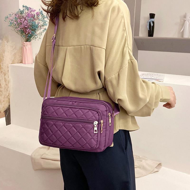 Fashi Women Shoulder Messenger Bag Waterproof Nyl Crossbody Bag Female Large Capacity Casual Travek Handbags Purse Bags