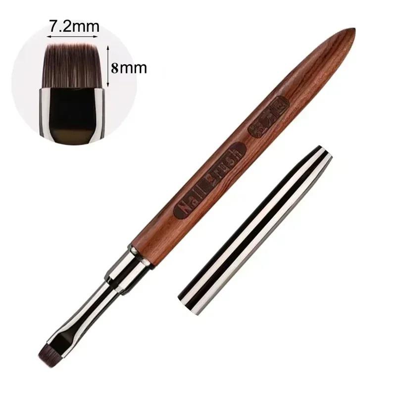 

Wood Gel Painting Brush Nail Art for Gel Tip Extension Acrylic Builder Accessory Nail Art Brushes Manicure UV Gel Nails Brush