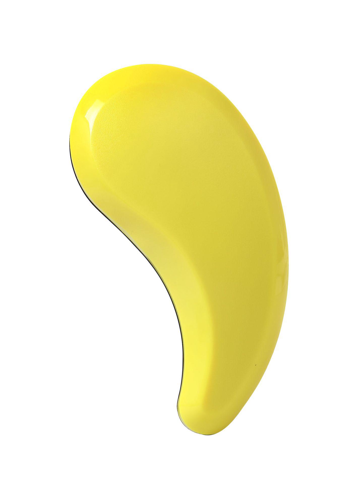 

Дитячий гребінець для волосся цукеркового кольору, масажний, проти ковтунів 14*6.5*3.5 cm жовтий