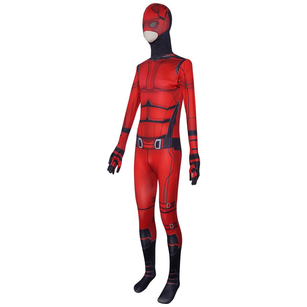 Costume Cosplay Daredevil Battle Suit Jumpsuit Halloween Movie Cosplay Costume