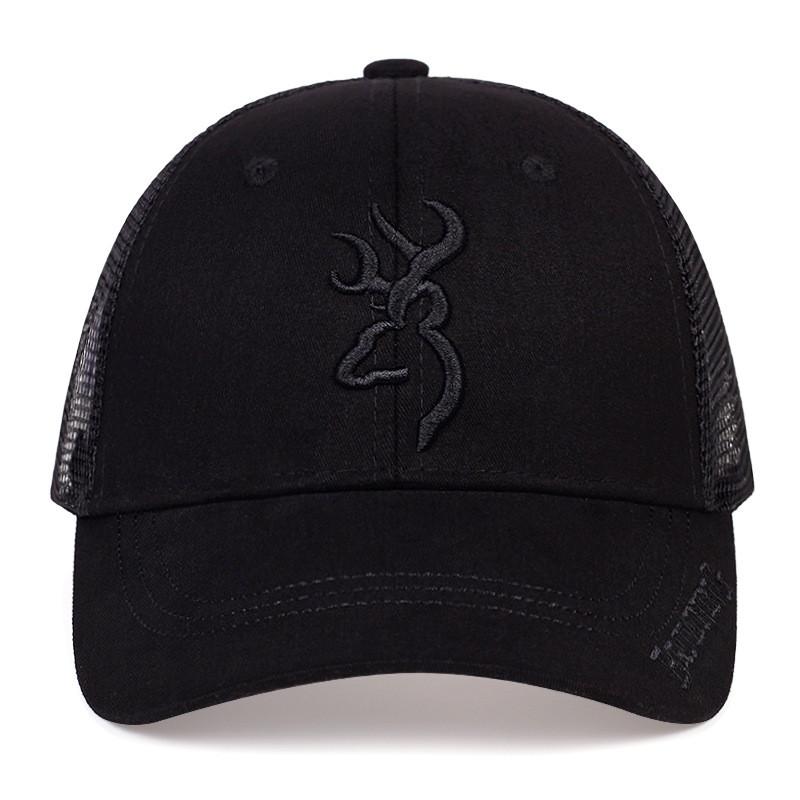 Cotton Baseball Cap With Embroidery For Adults Summer Sun Protection