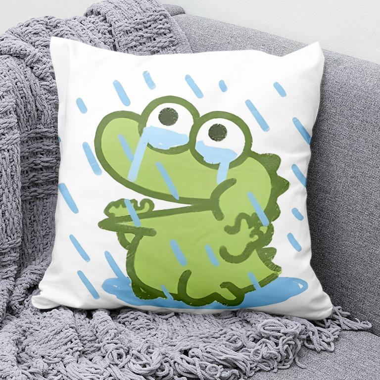 Cute Alligator Sofa Pillowcase Dormitory Decoration Office Living Room Home Pillowcase
