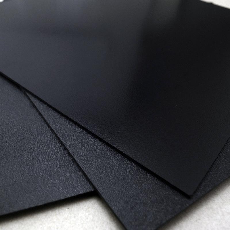 Schwarzes Diy-Messermaterial, Messerherstellung, K-Scheide, Kydex K200, Heißplastikplatte, Python-Ahornblätter-Symbol, 300 x 300 x 1,5 mm/2 mm