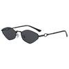 Metal polygonal small frame sunglasses men's new outdoor personality versatile sunscreen shading polarized sunglasses tide