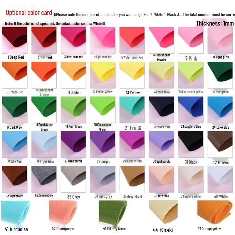 Thickened Non-Woven Felt Fabric