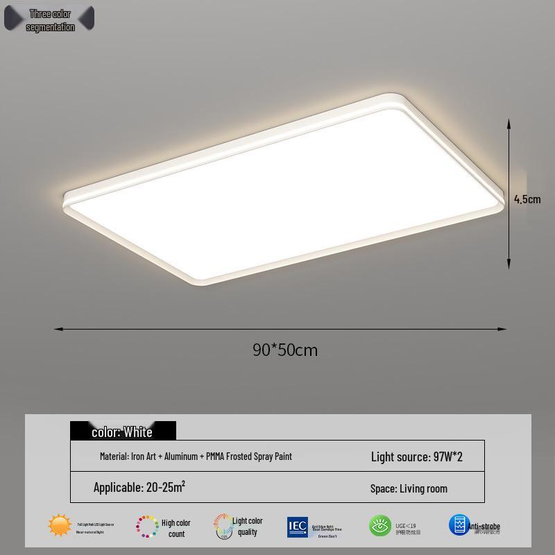 Lumină de Tavan LED Mare Modernă Minimalistă pentru Living, Dormitor sau Sală de Mese