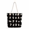 Cartoon Cat Group Print Thick Rope Single-shoulder Beach Bag 7253 KTB